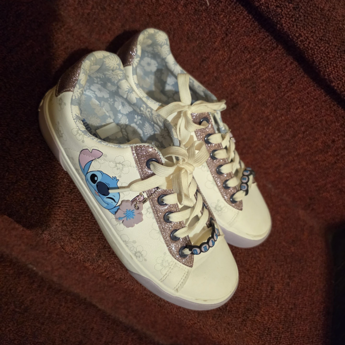 Disney Stitch Canvas Sneakers Women's Size 8 - photo 2