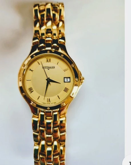 Wittnauer Gold Tone Watch - photo 4