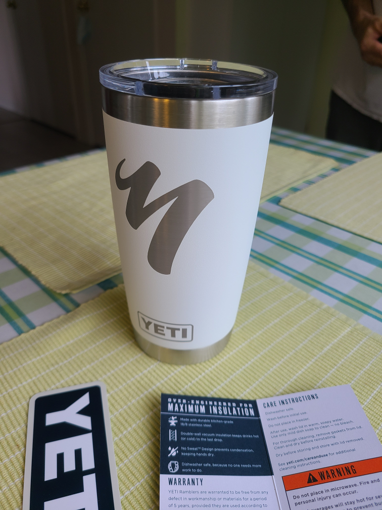 Yeti Rambler Tumbler - White