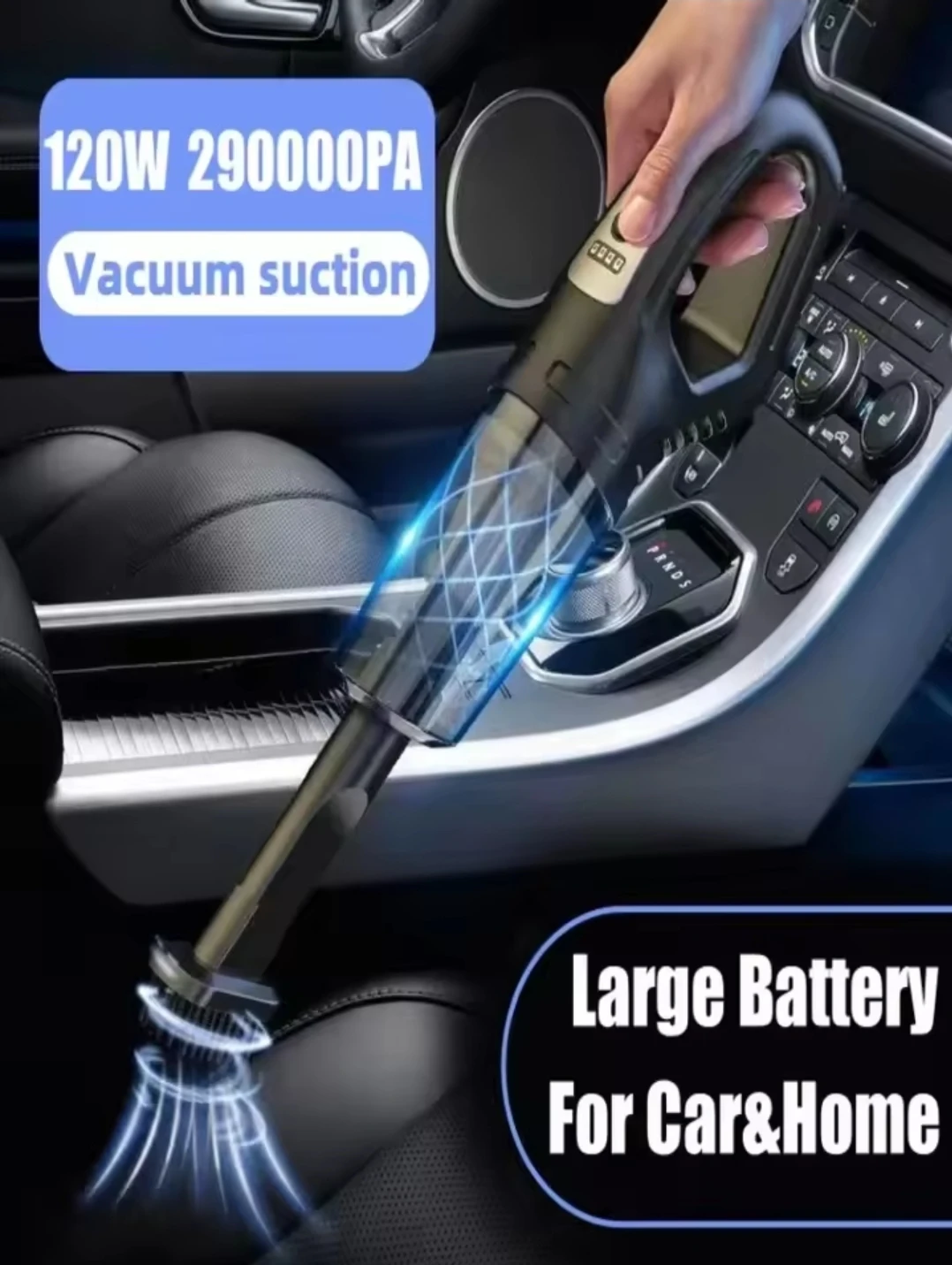 Wireless Mini Vacuum Cleaner, Powerful Suction  USB Rechargeable - photo 2