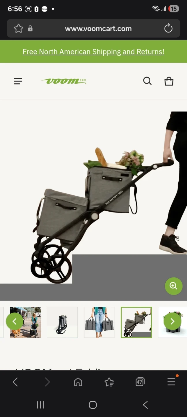 Voom Cart Double Shopping Cart - photo 3