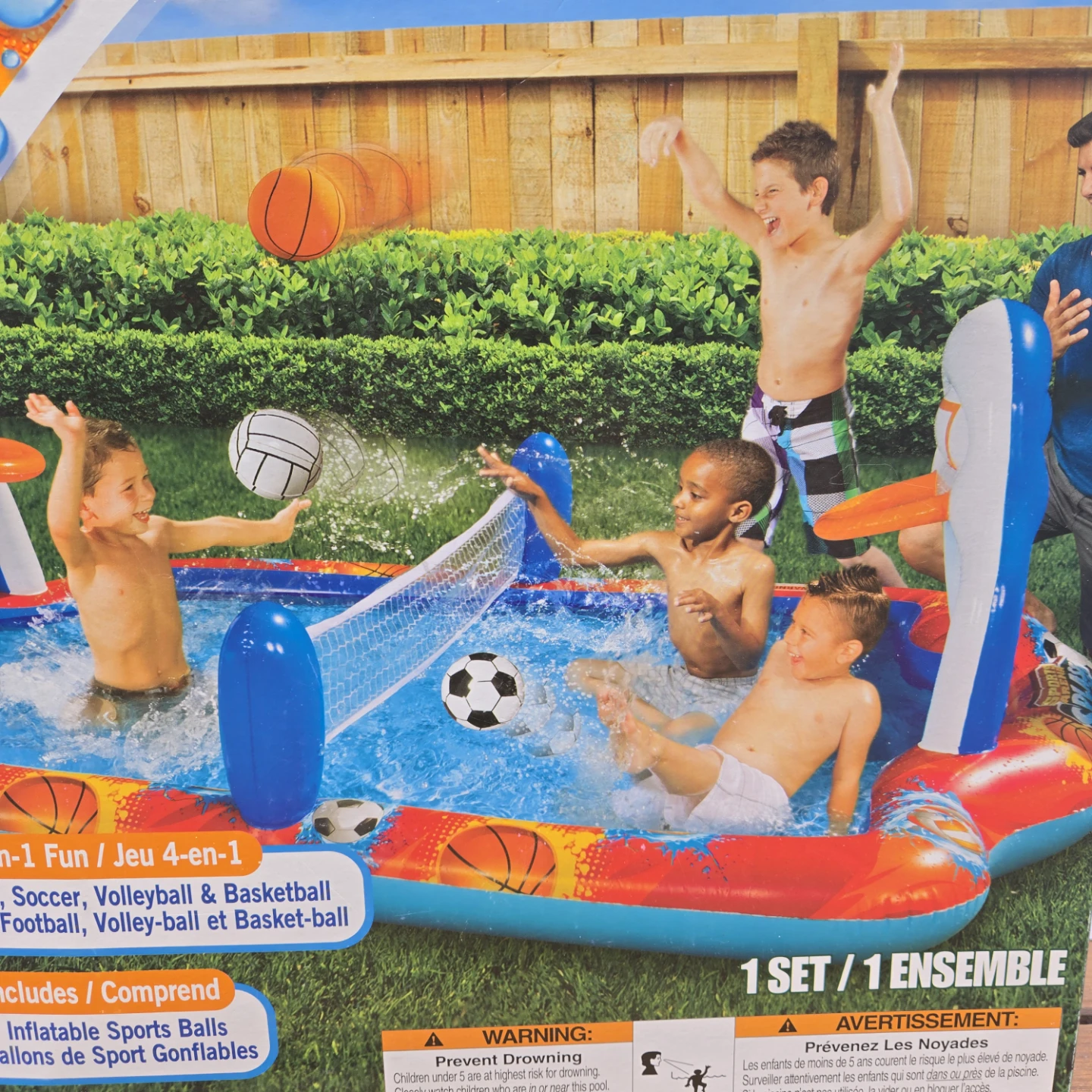 Brand new splash pool sports arena inflatable - photo 2