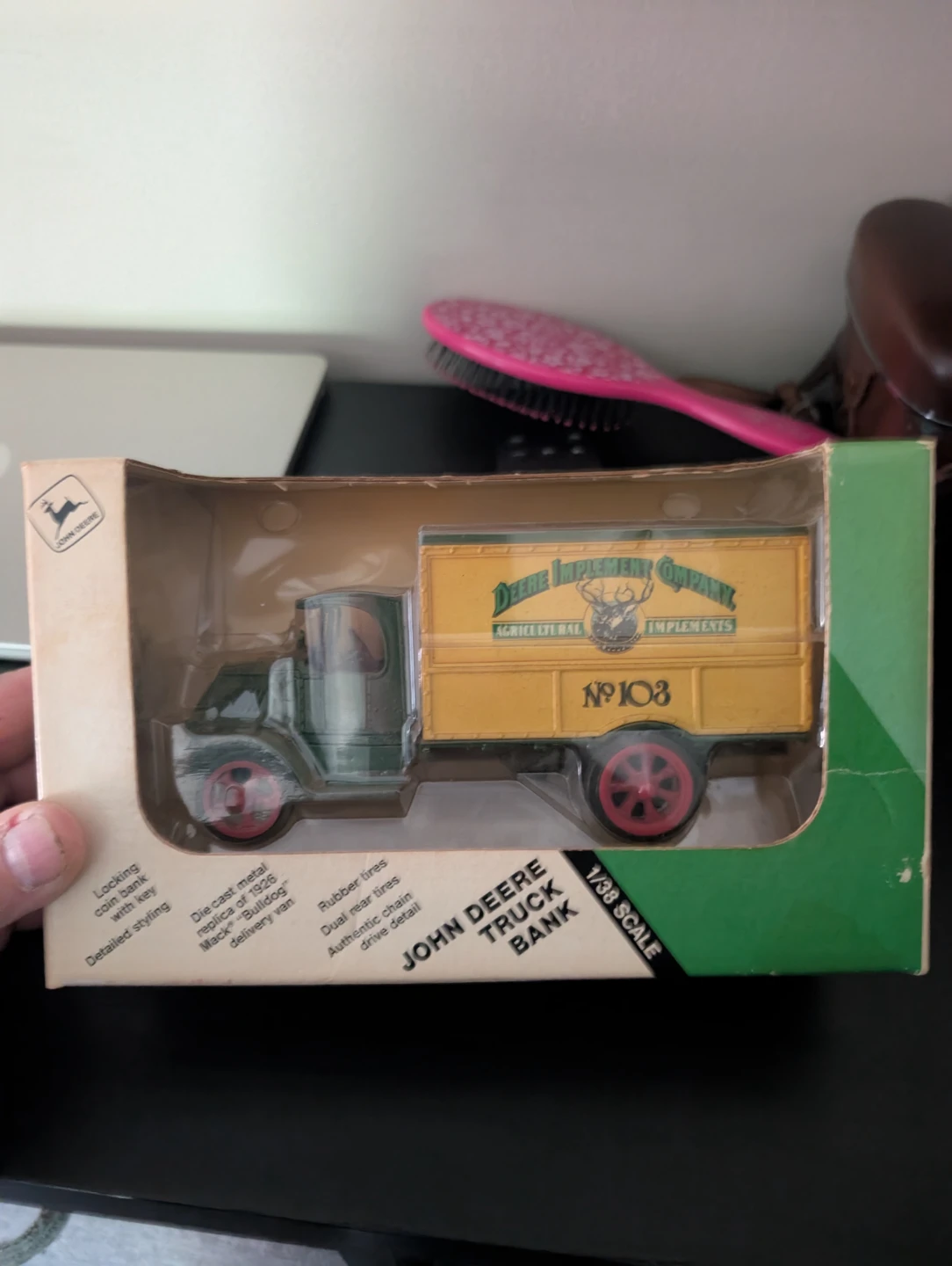 New Vintage John Deere 1/38 Scale Truck Bank