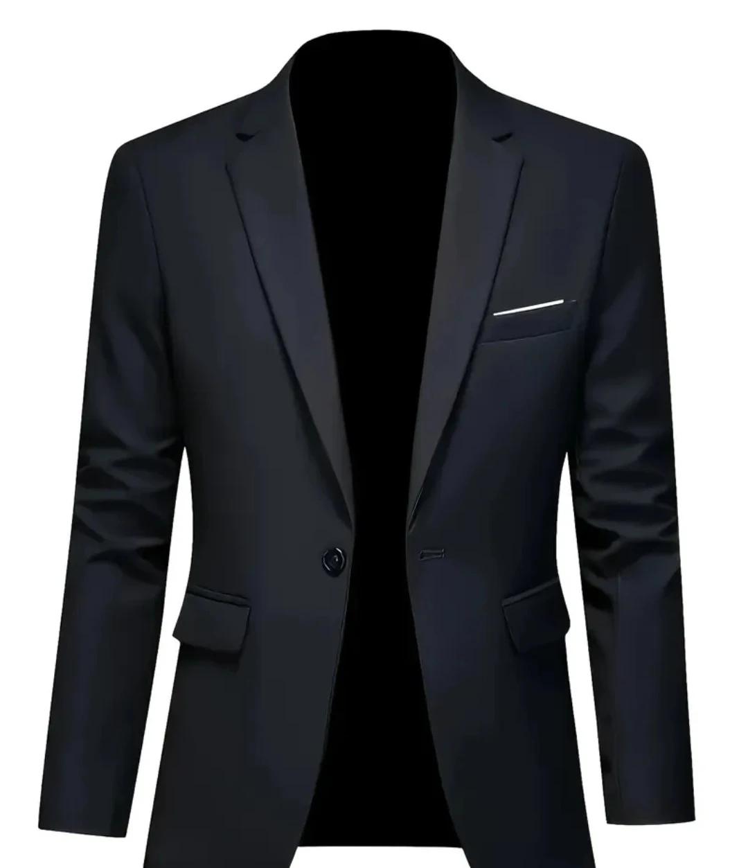 Men's Black Blazer with dress shirt New - photo 2