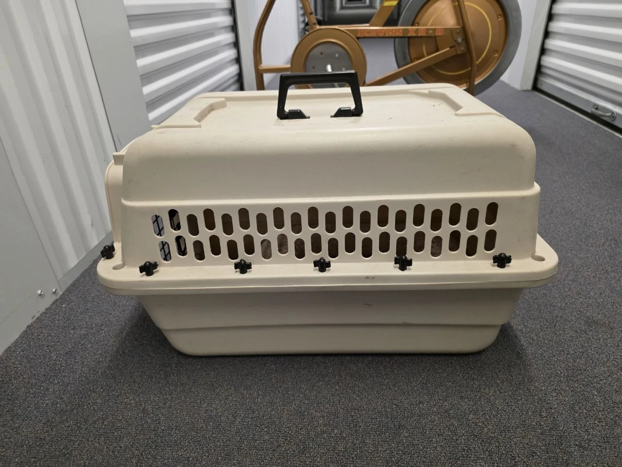 Small Dog/Cat Travel Crate Carrier w/ Bed – 21x14x14 - photo 2