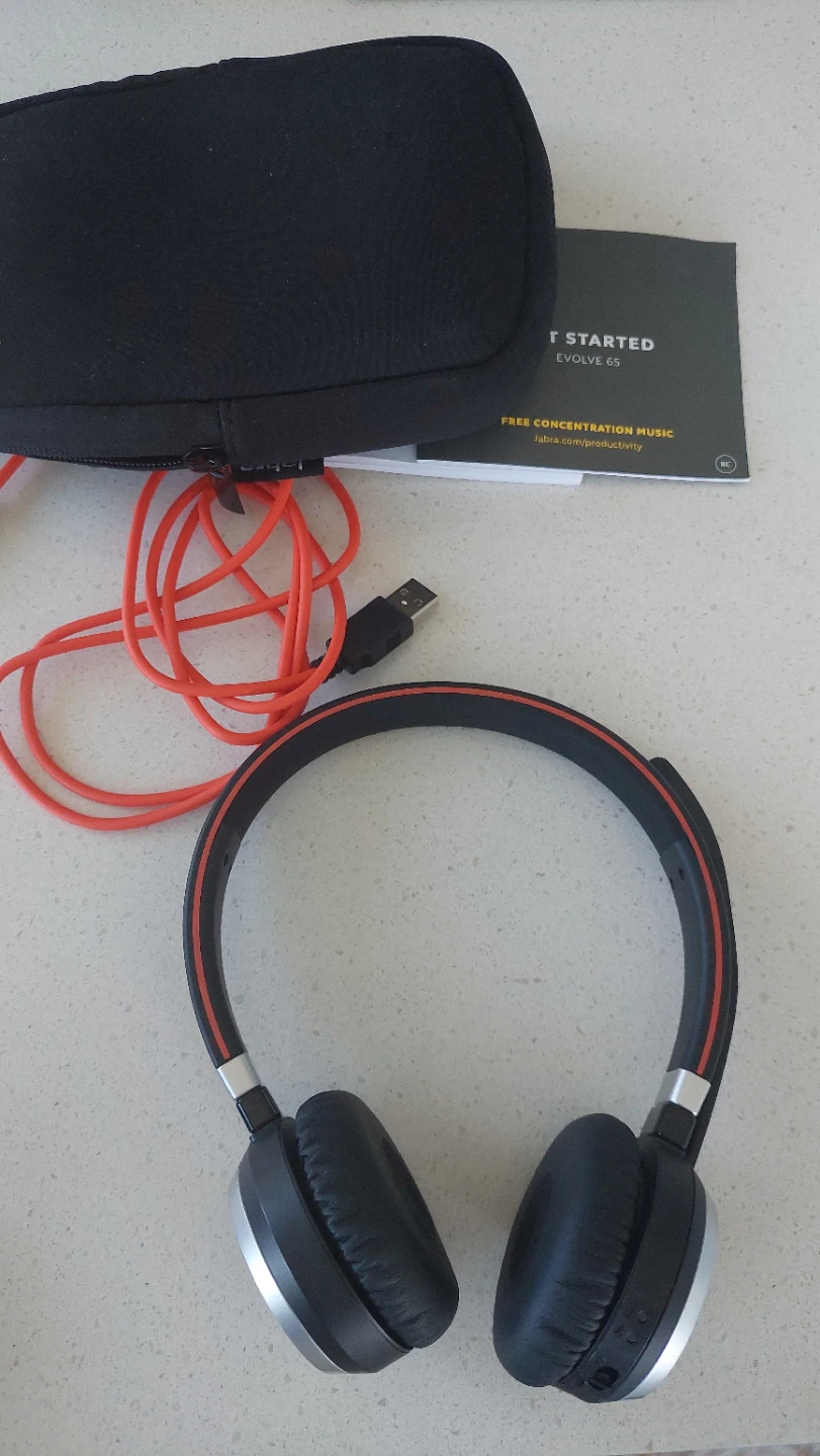 Jabra Evolve 65 Stereo Bluetooth Headset with Case - photo 2