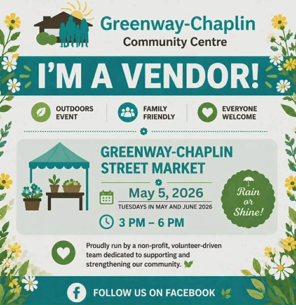 Greenway-Chaplin Community Centre Street Market Vendor Pass