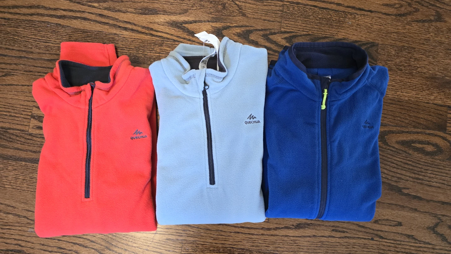 3 boys Quechua Fleece Pullovers&Jacket Youth 14-15Y - photo 2