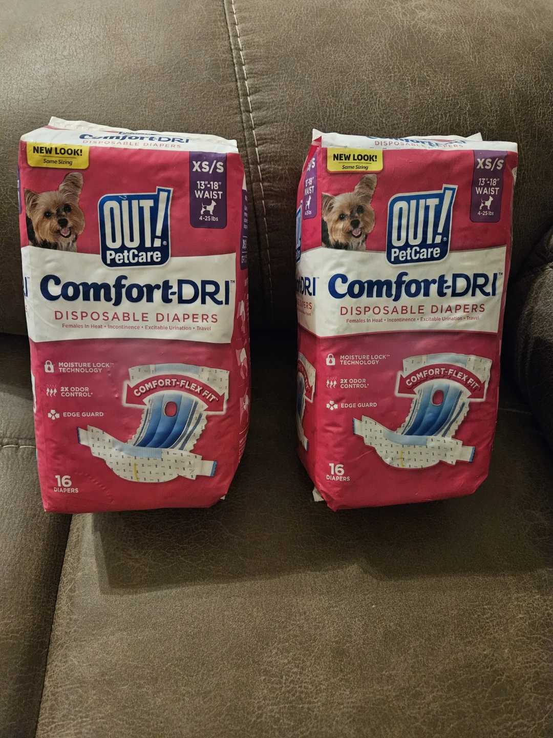 OUT! PetCare Comfort-DRI Disposable Dog Diapers XS/S