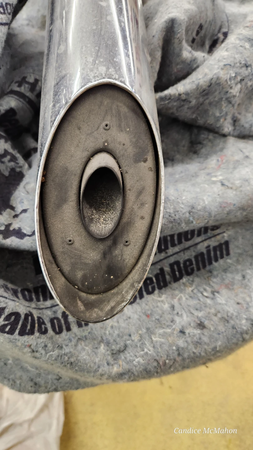 Chrome Exhaust Pipes Came off 900 Kawasaki - photo 4