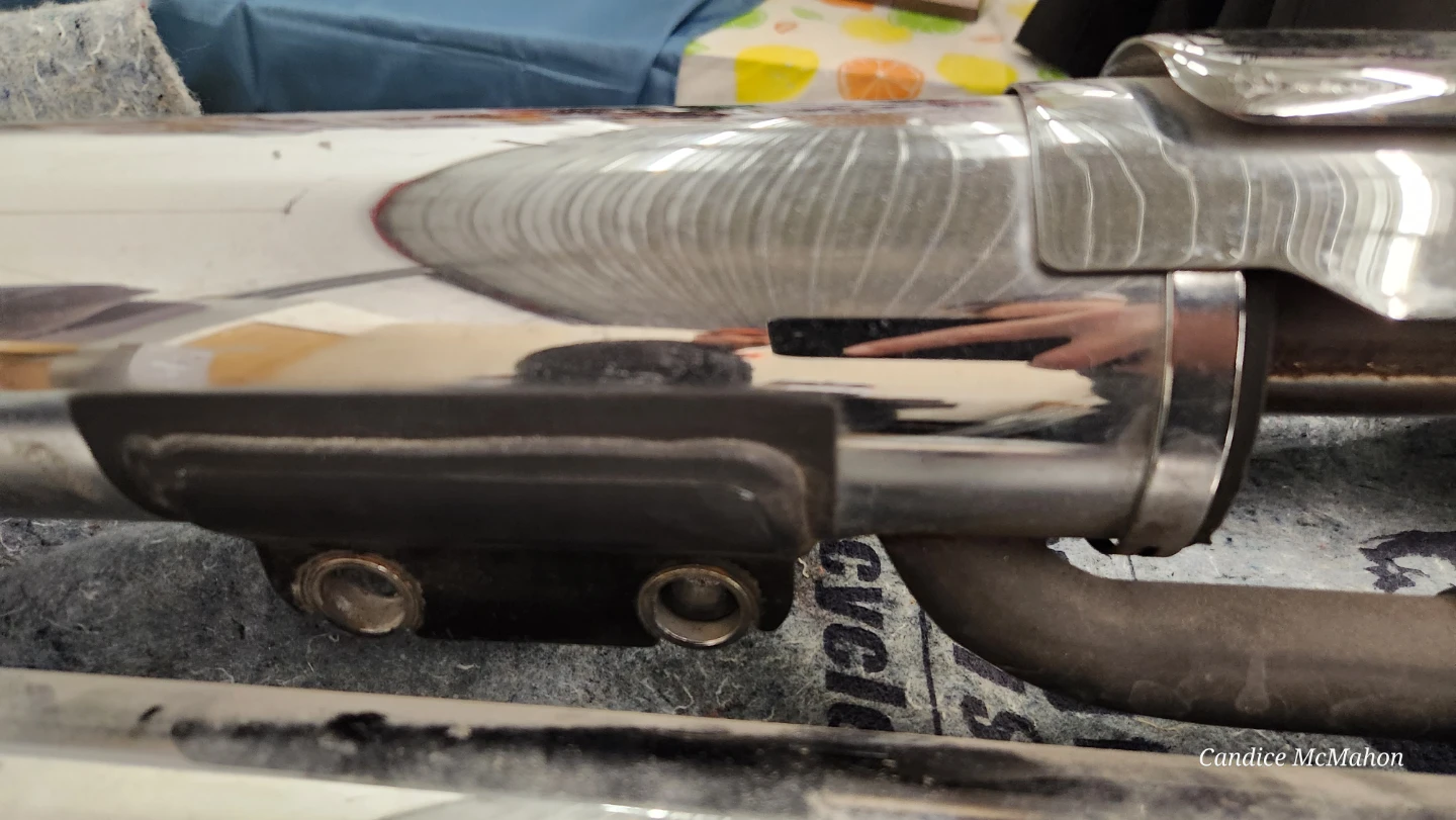 Chrome Exhaust Pipes Came off 900 Kawasaki - photo 5