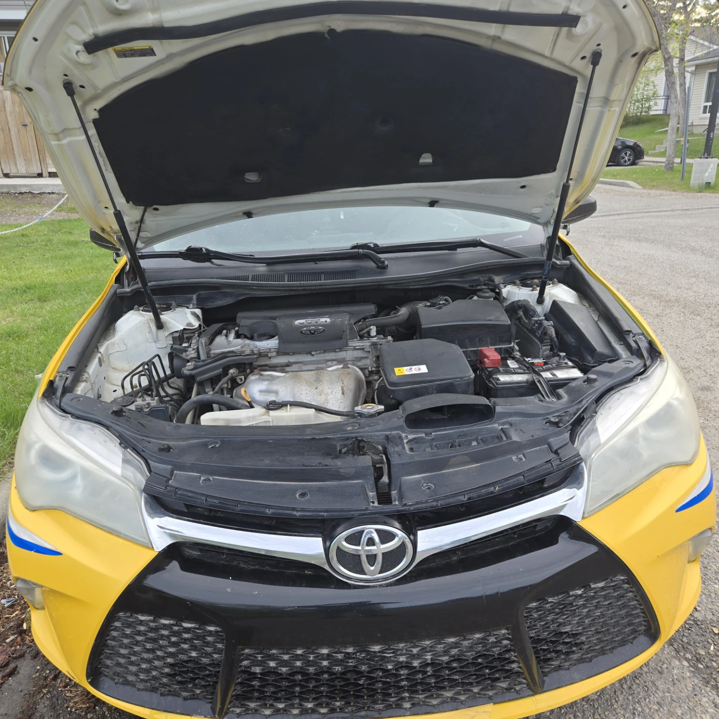 Toyota Camry Yellow Taxi
