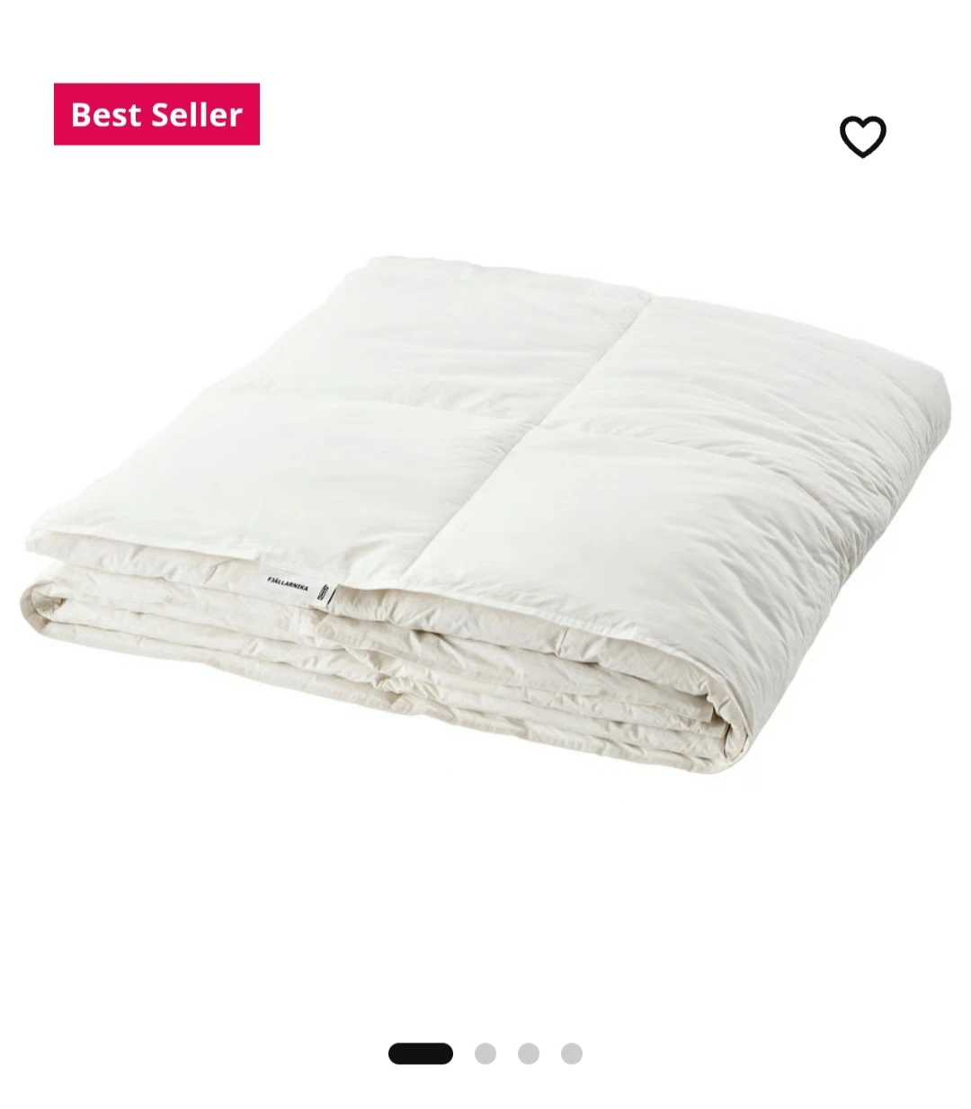IKEA feather blanket- $45