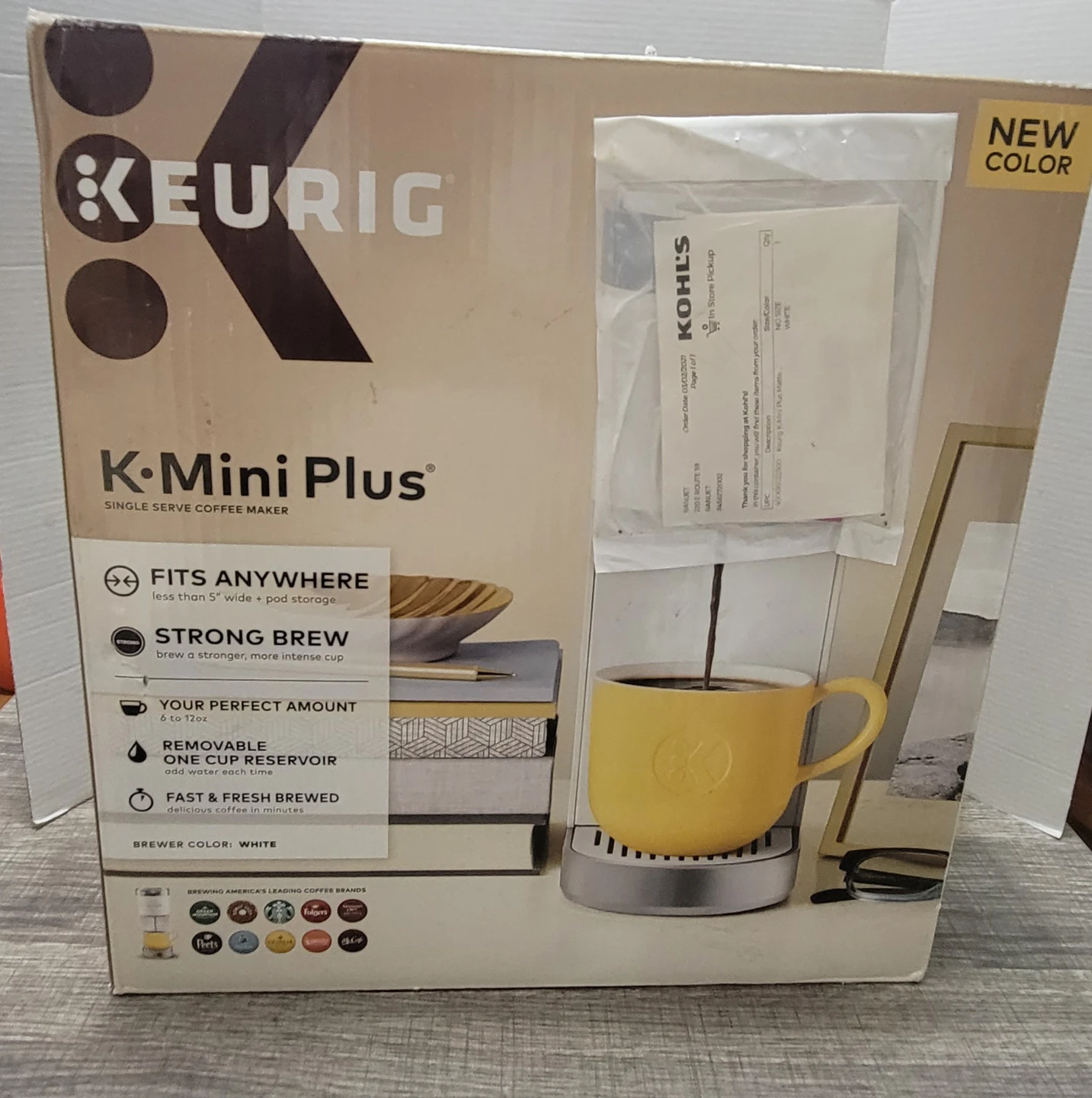 Keurig K-Mini Plus Single Serve Coffee Maker, Matte White - photo 2