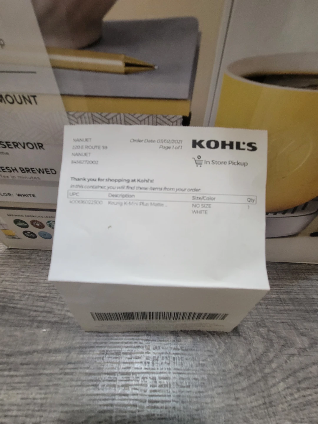 Keurig K-Mini Plus Single Serve Coffee Maker, Matte White - photo 4