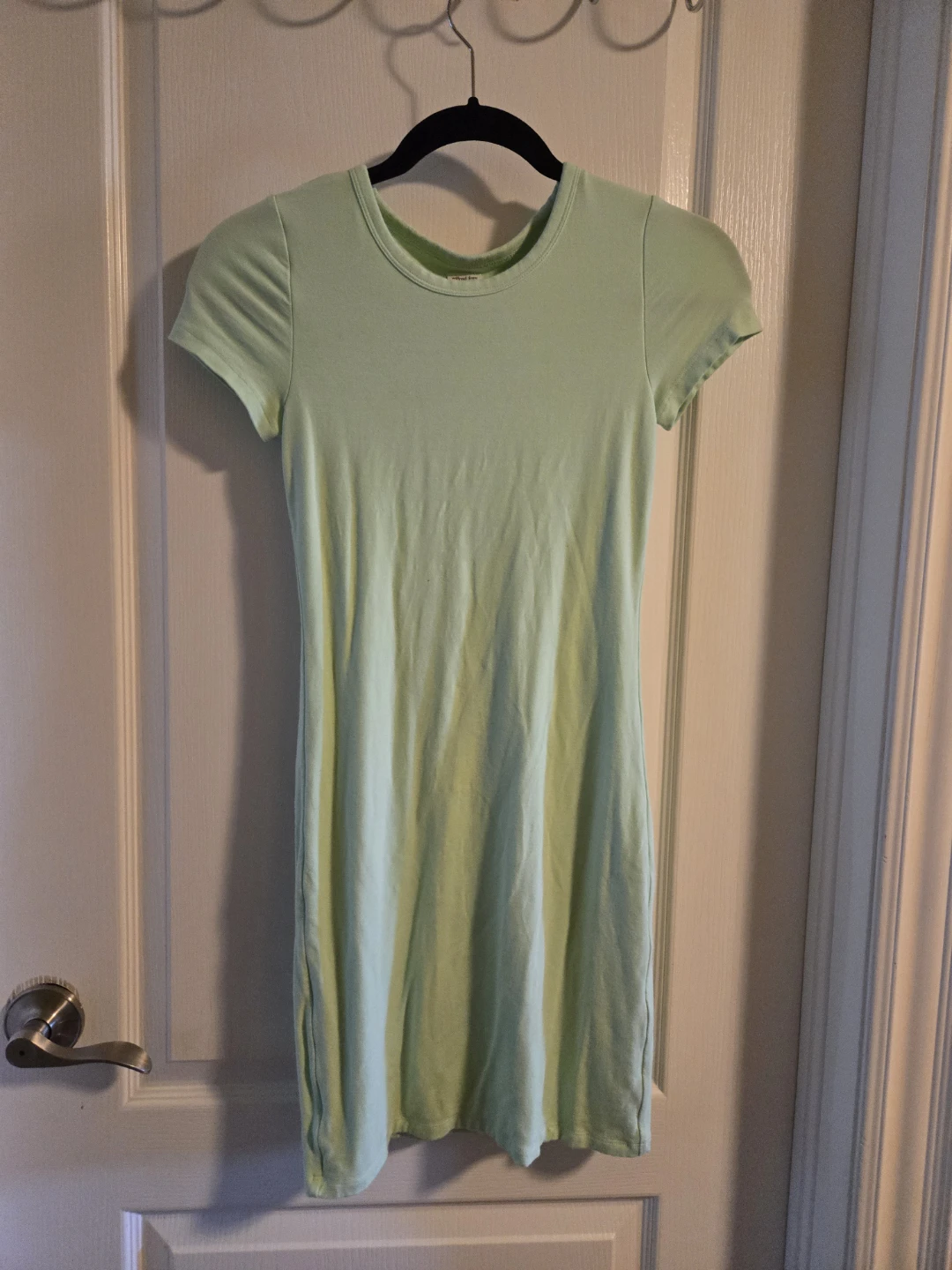 Aritzia Bright Green T-Shirt Dress