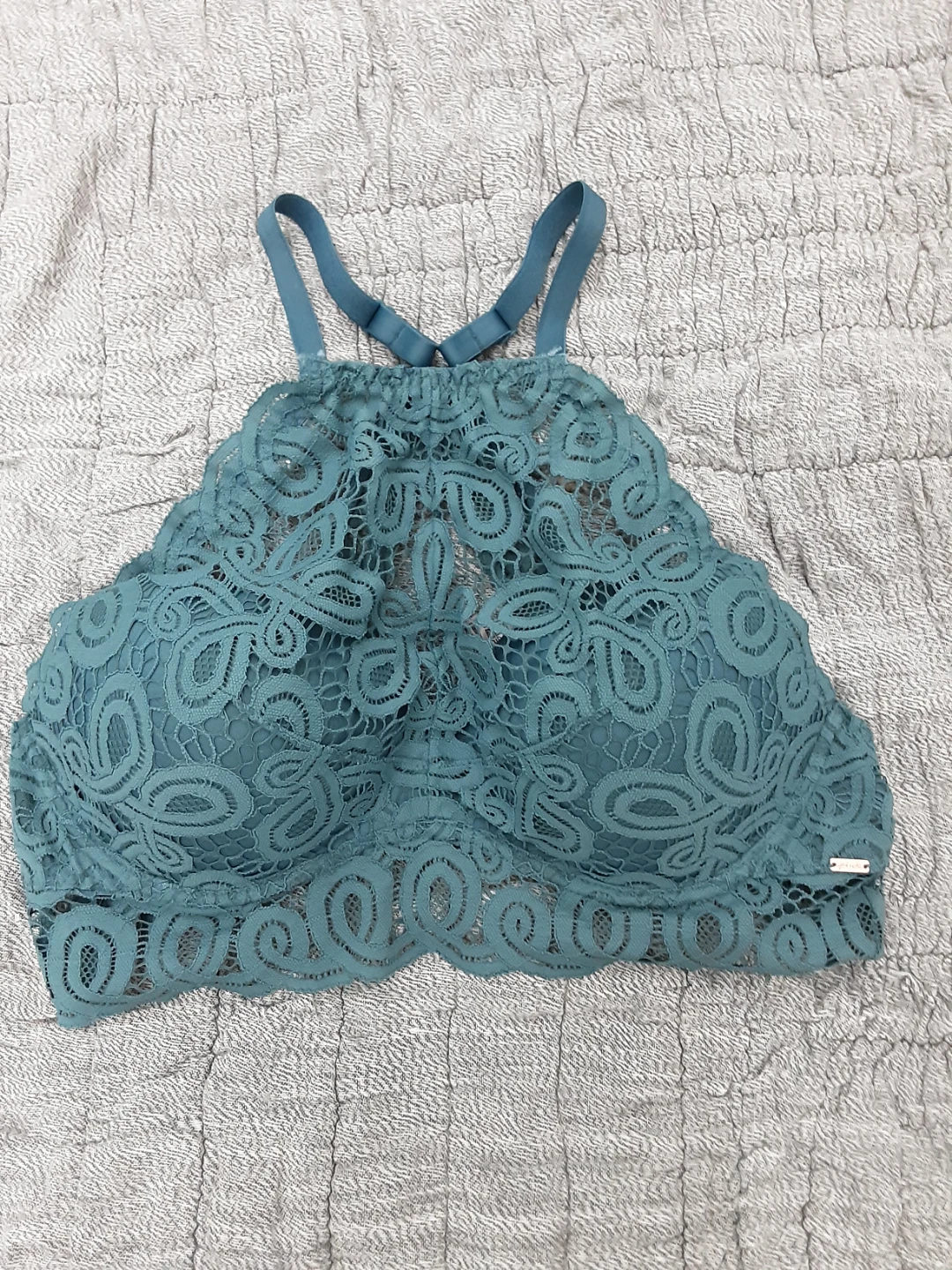 Teal Lace Bralette