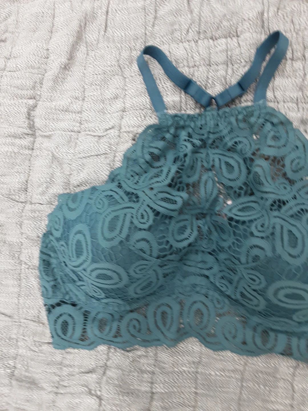 Teal Lace Bralette - photo 2