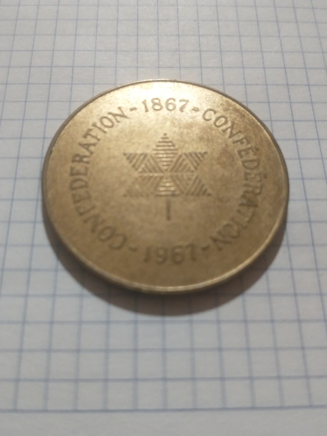 Canada Confederation Centennial Medal 1867-1967