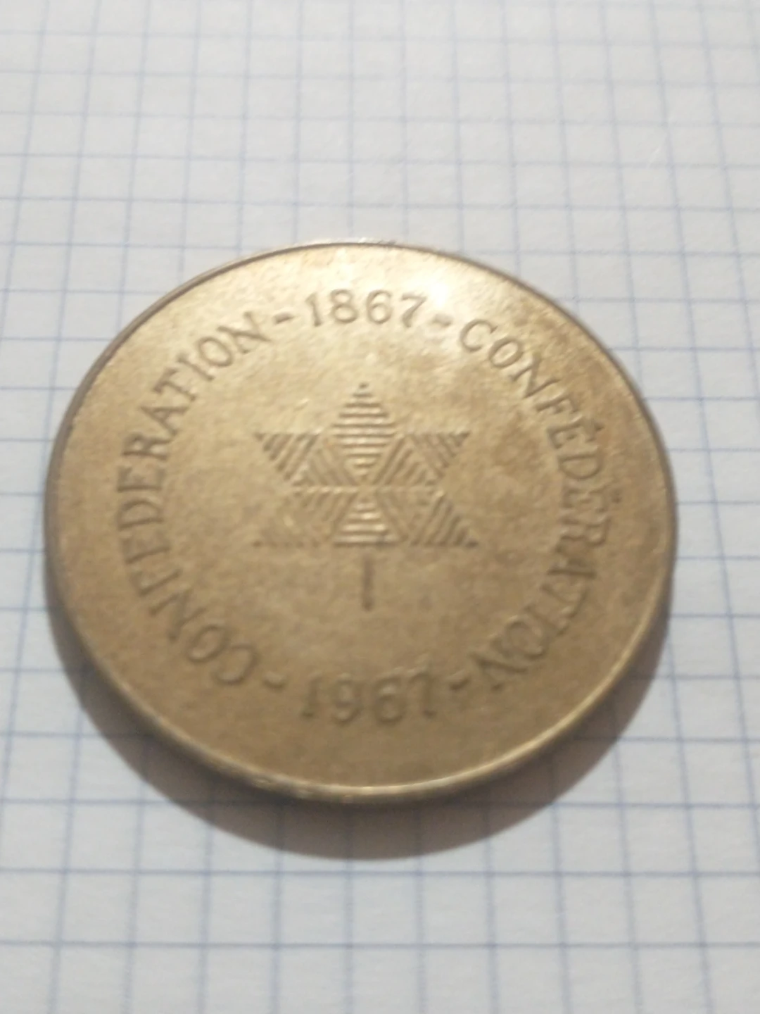 Canada Confederation Centennial Medal 1867-1967 - photo 2