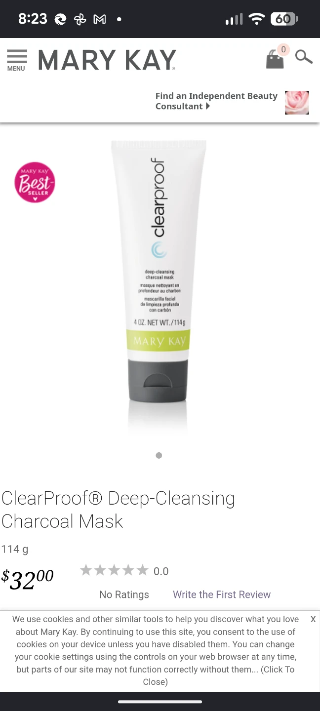 Mary Kay ClearProof Deep-Cleansing Charcoal Mask - 114g - photo 2