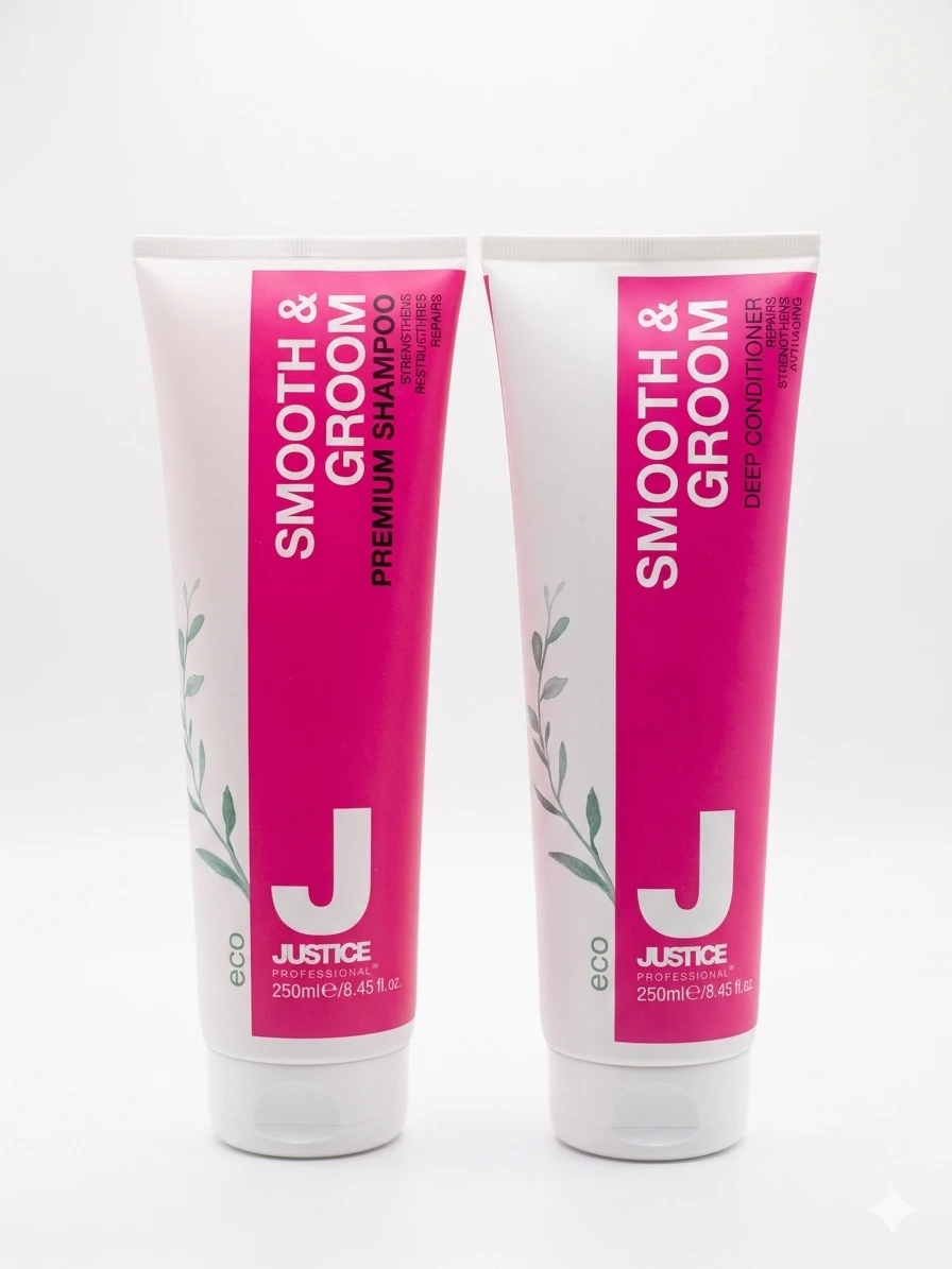 Justice Shampoo Smooth & Groom 250mL - Paraben Free