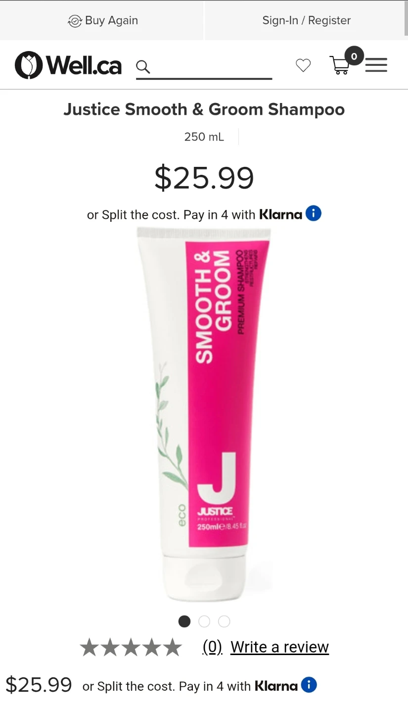 Justice Shampoo Smooth & Groom 250mL - Paraben Free - photo 3