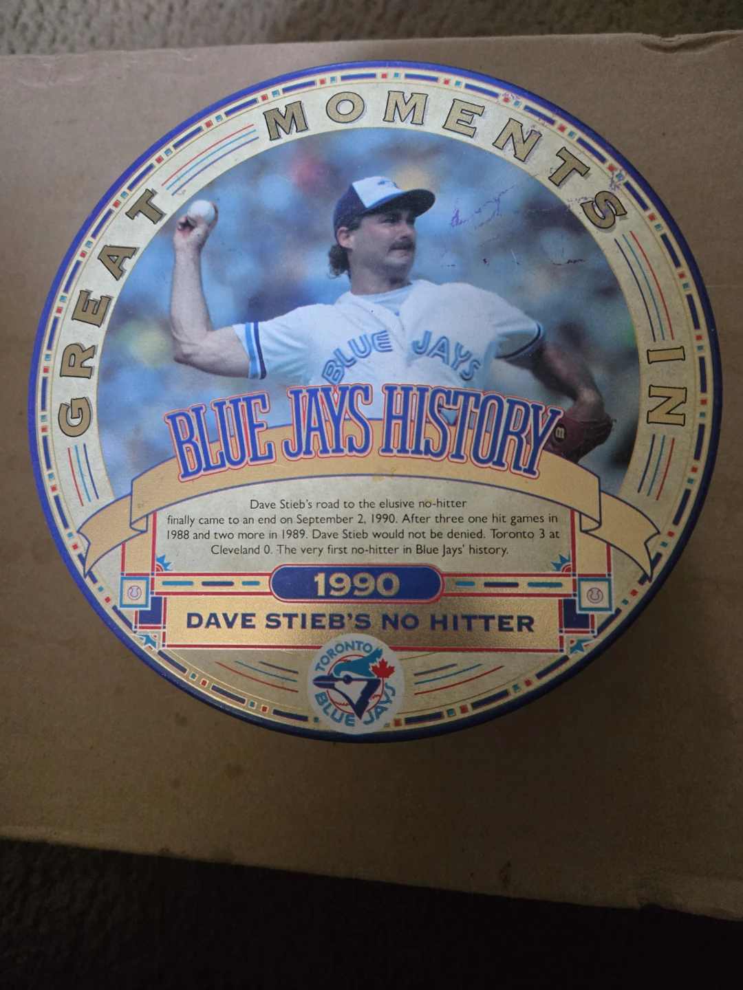 Toronto Blue Jays History Collectible Tin