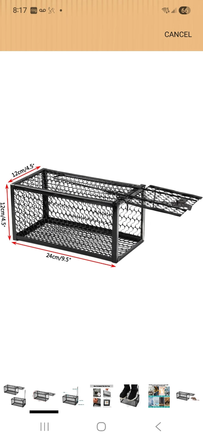 Humane Animal Trap Cage