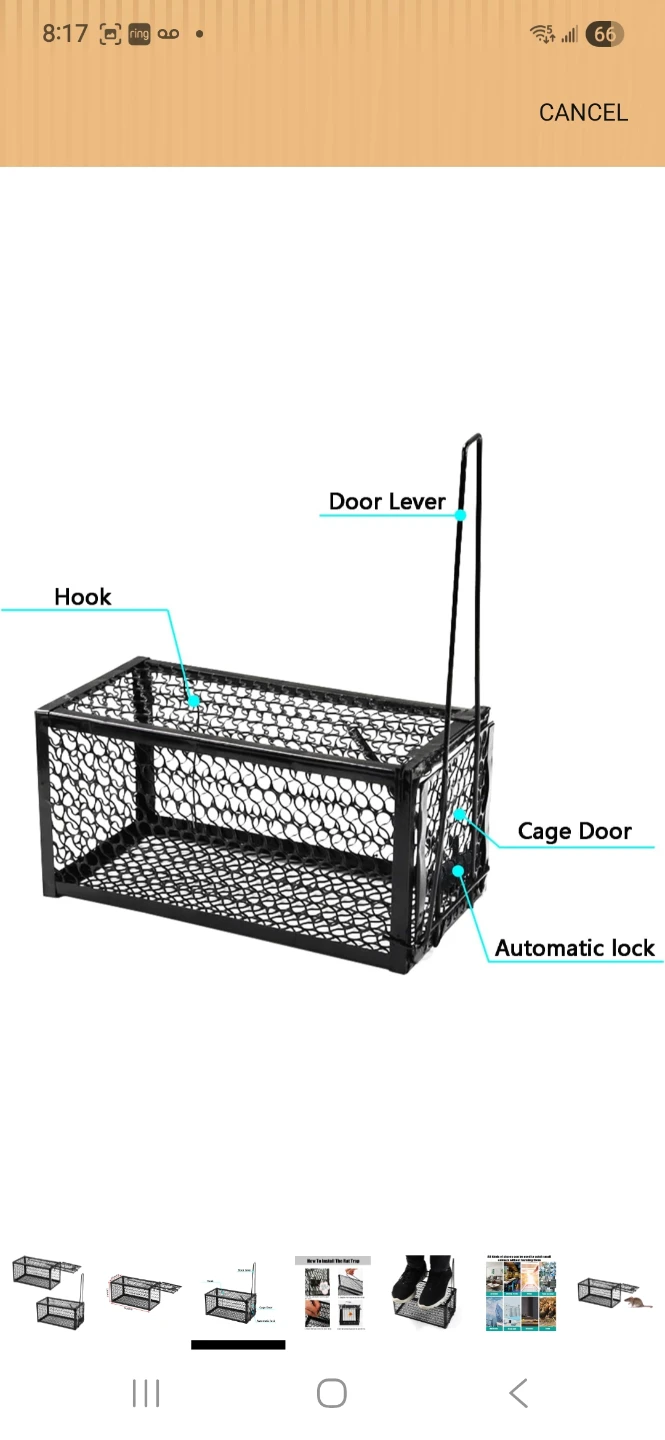 Humane Animal Trap Cage - photo 2