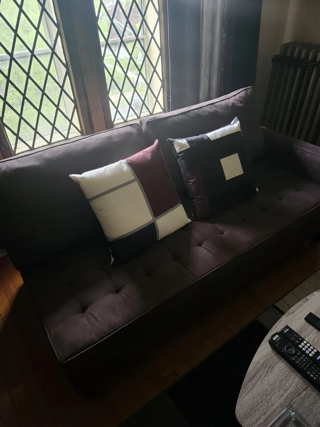 L-Shaped 2- Piece Portofino Charcoal Gray Furniture - photo 4