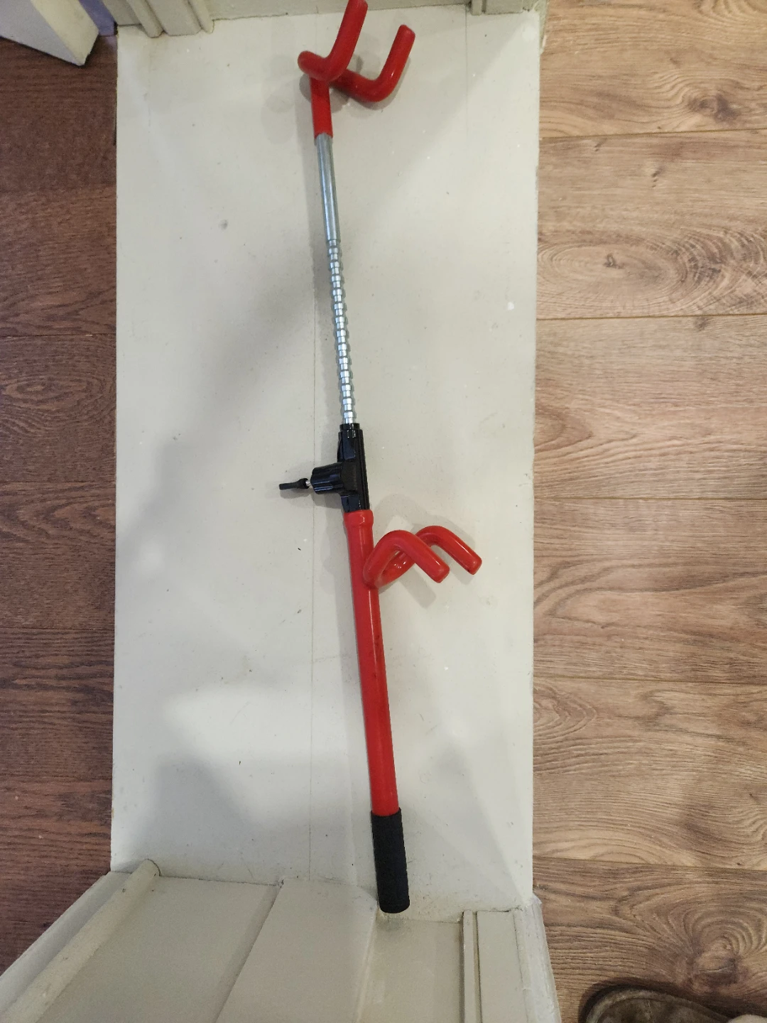 Red Steering Wheel Lock with Keys - photo 3
