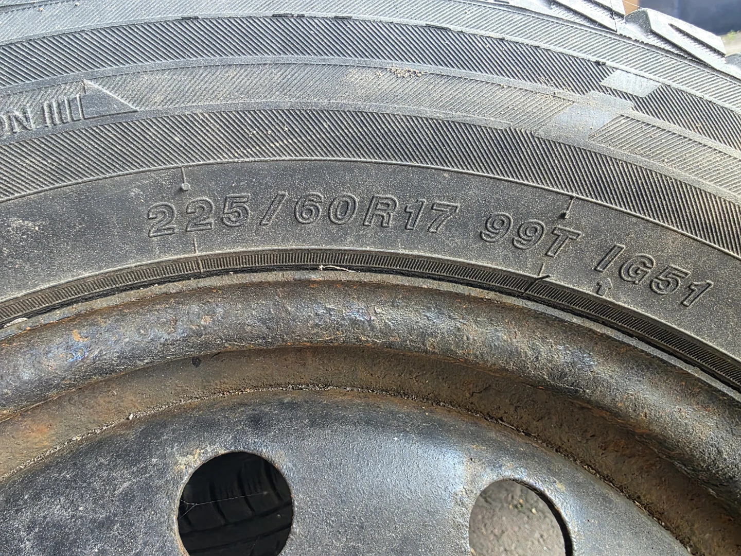Yokohama Iceguard Winter Tires on Rims (225/60R17) - photo 4