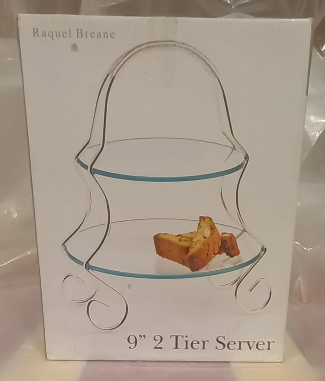 Raquel Breane 9" 2 Tier Server
