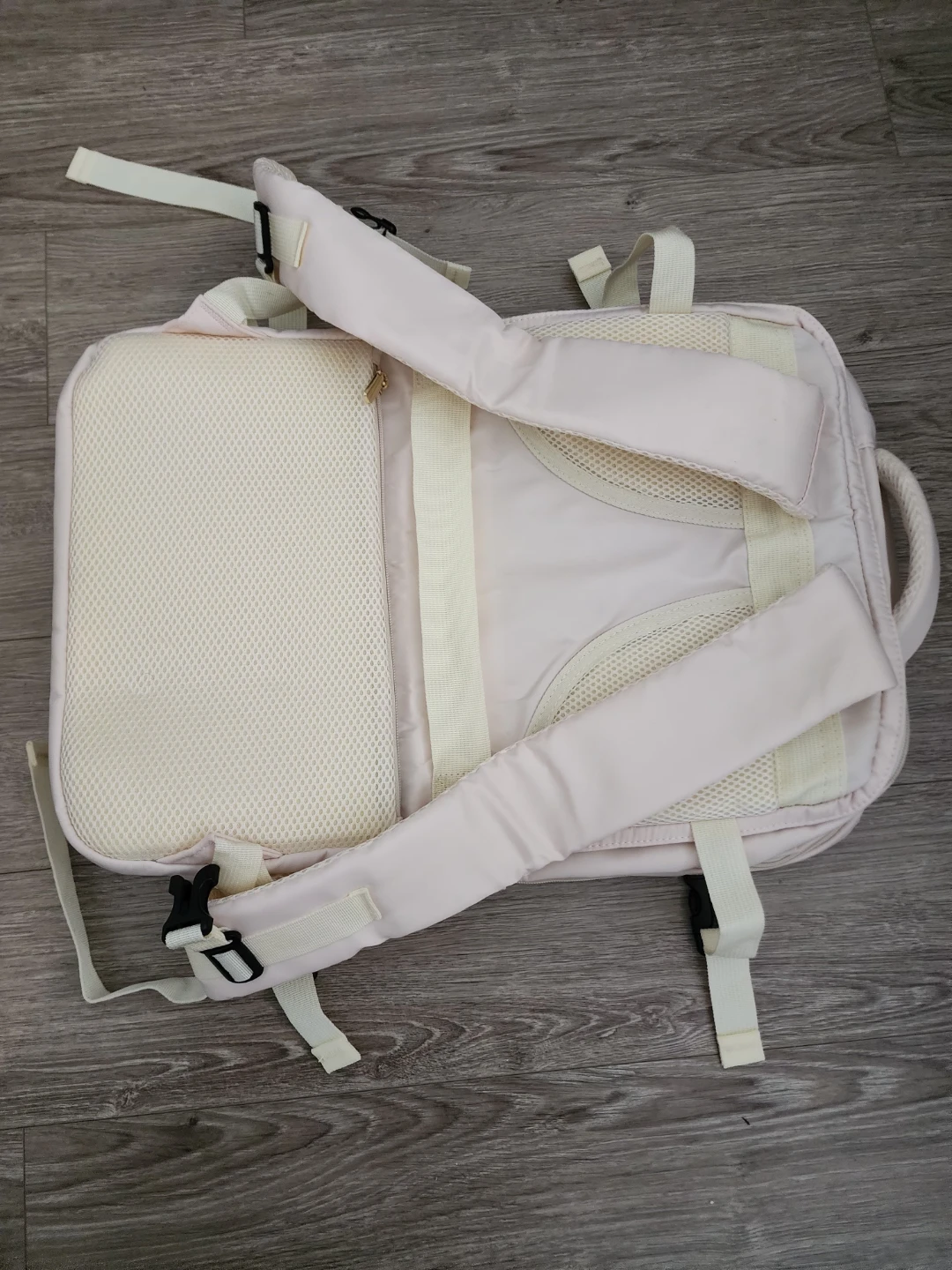 Pink Quilted Backpack new - photo 4