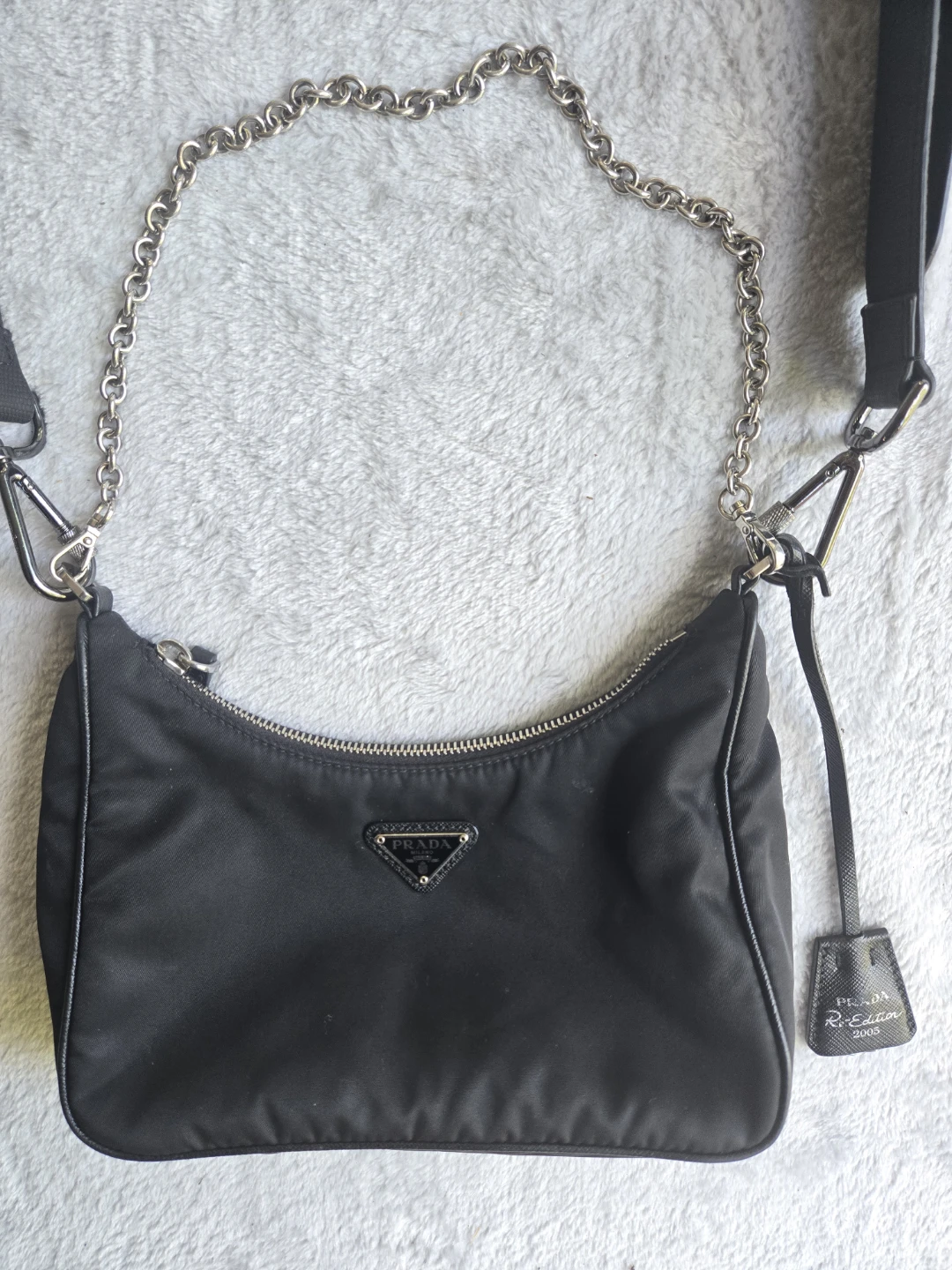 Prada Re-Edition 2005 Nylon Shoulder Bag - photo 3