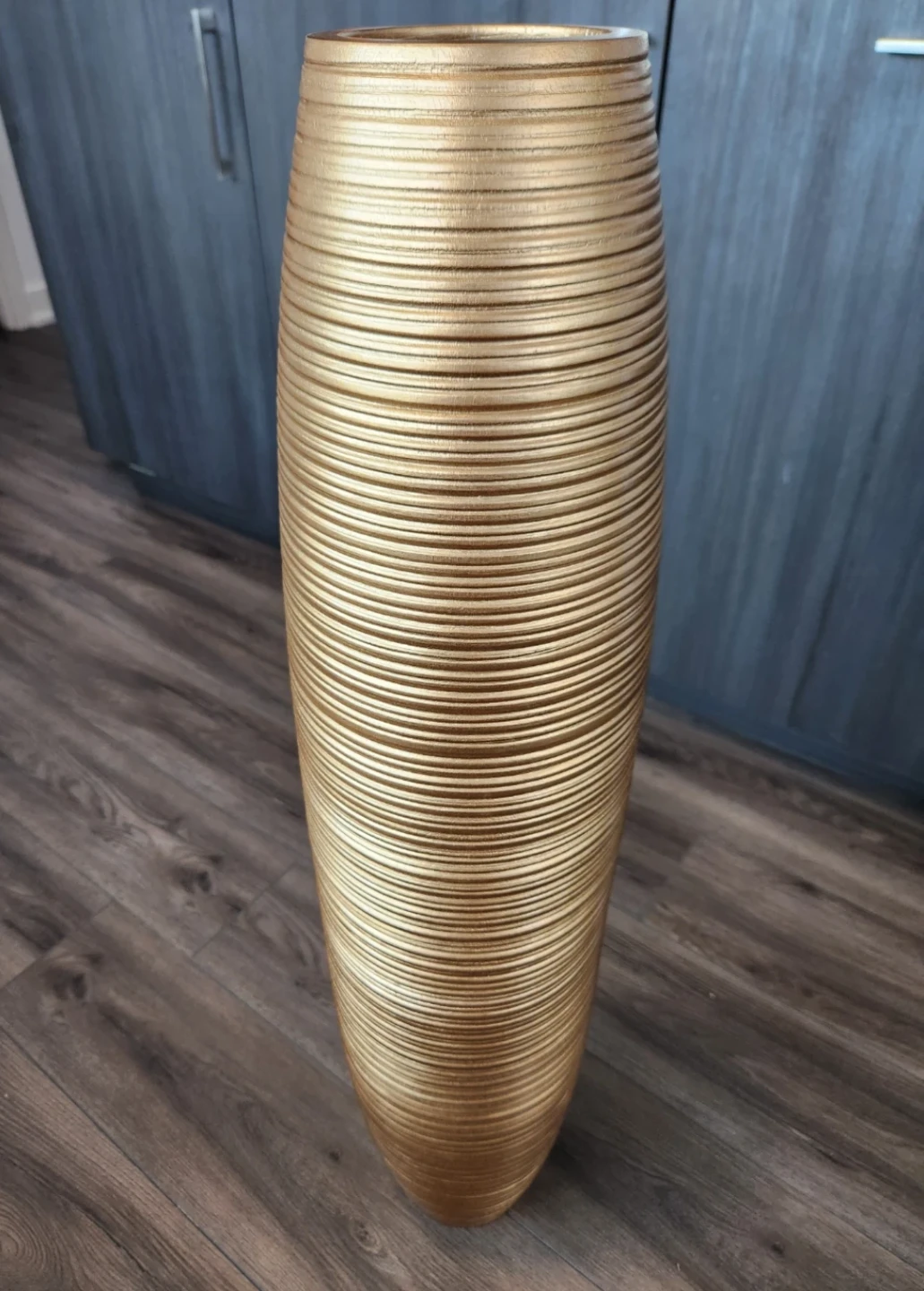 Tall Gold Decorative Vase - photo 2