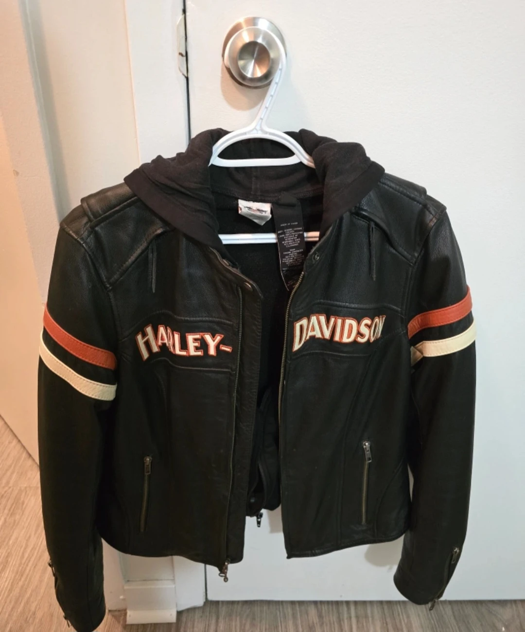 Harley-Davidson Leather Jacket with Hoodie - photo 3