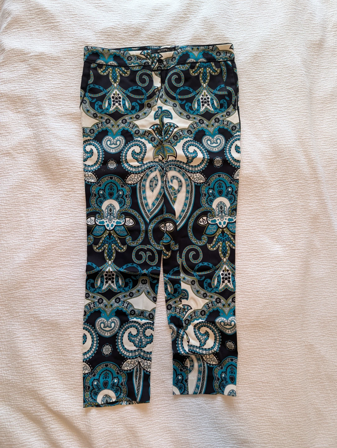 Etro Paisley Pattern Pants Size 40