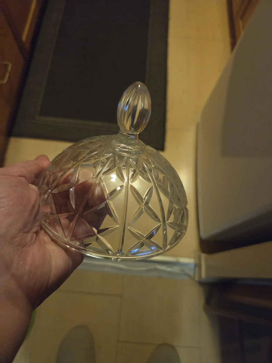 Clear Crystal Glass Bowl - photo 4