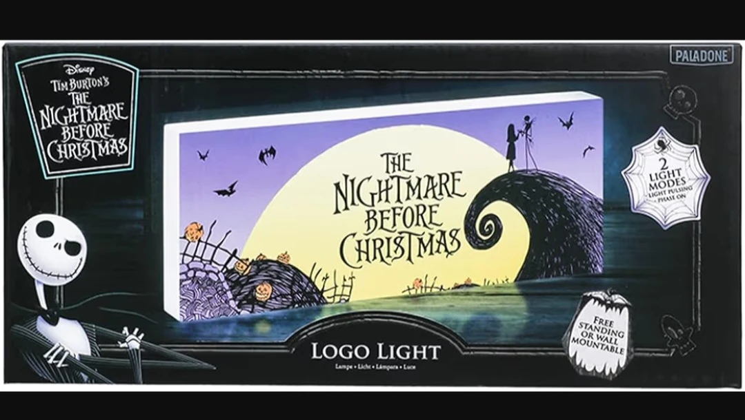 Nightmare before Christmas Logo Light- Tim Burton's