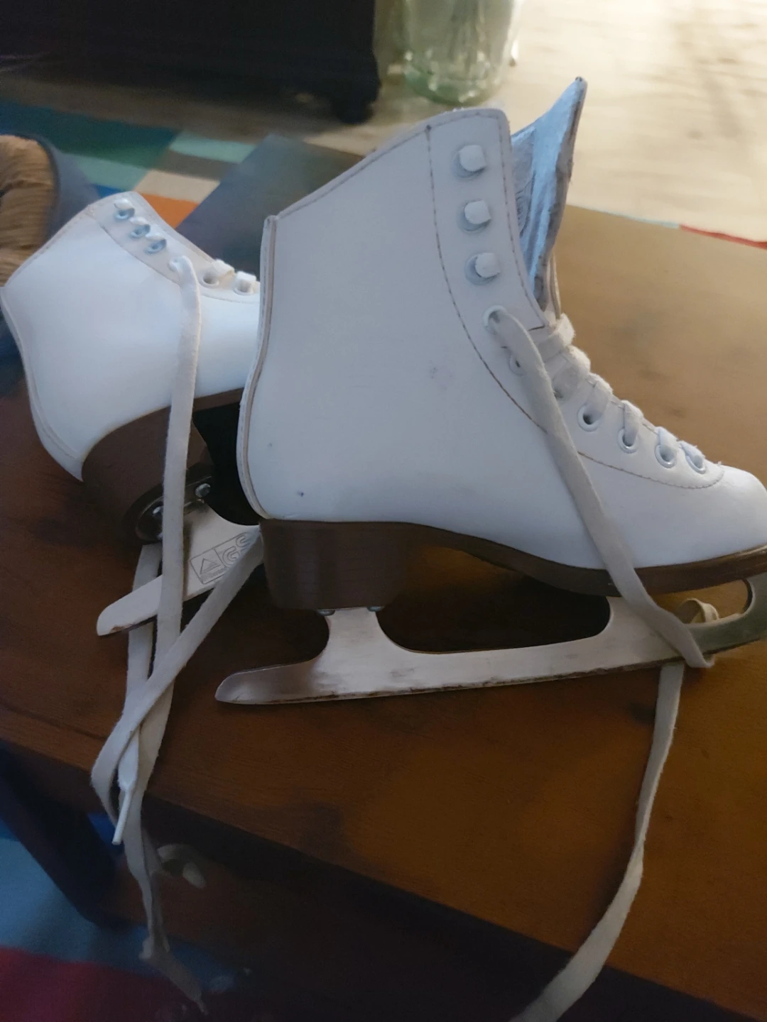 Jackson Glacier 120 Figure Skates  size 13 girls - photo 2