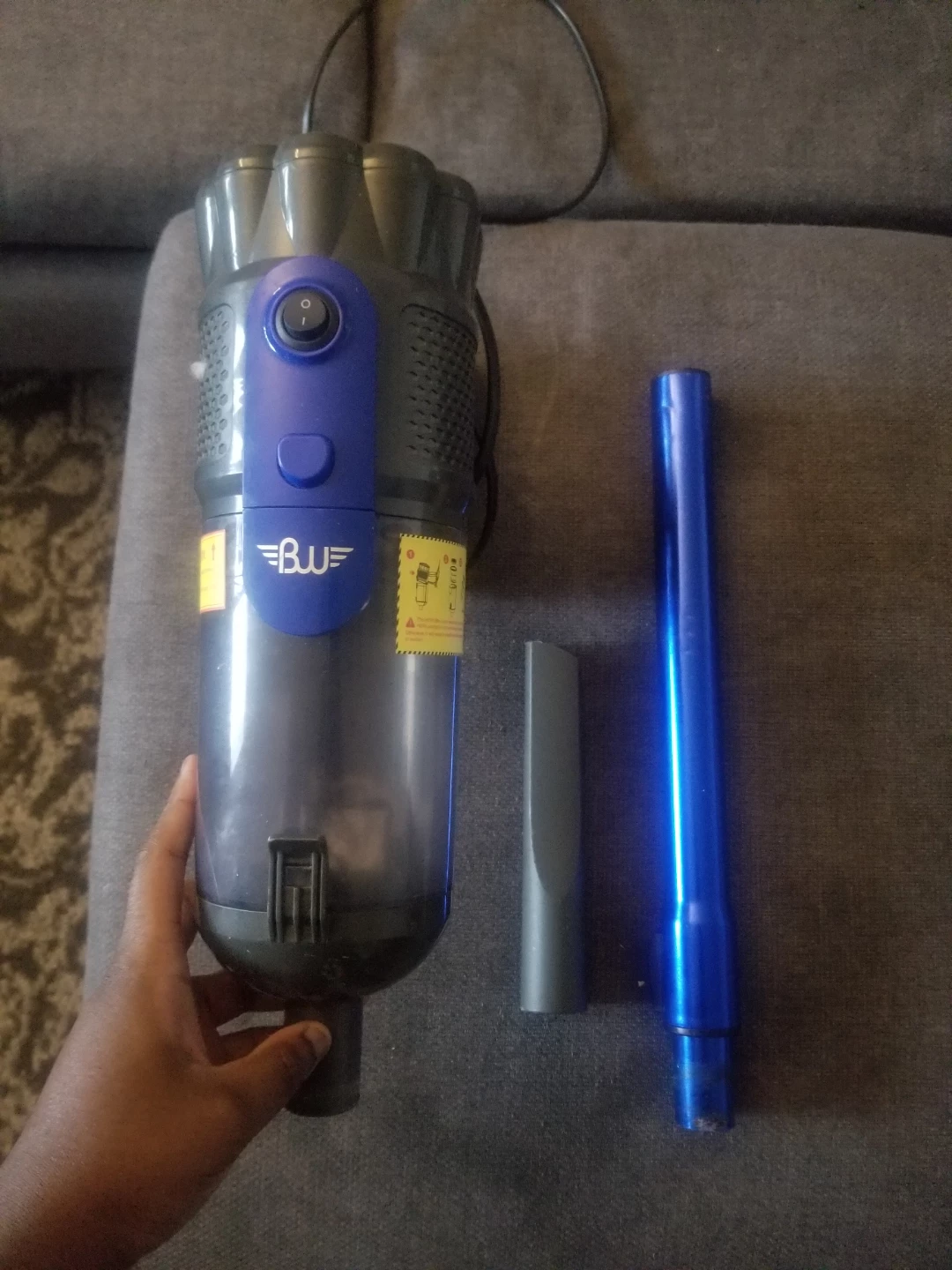 BW Handheld Vacuum Cleaner with Blue Extension Tube - photo 5