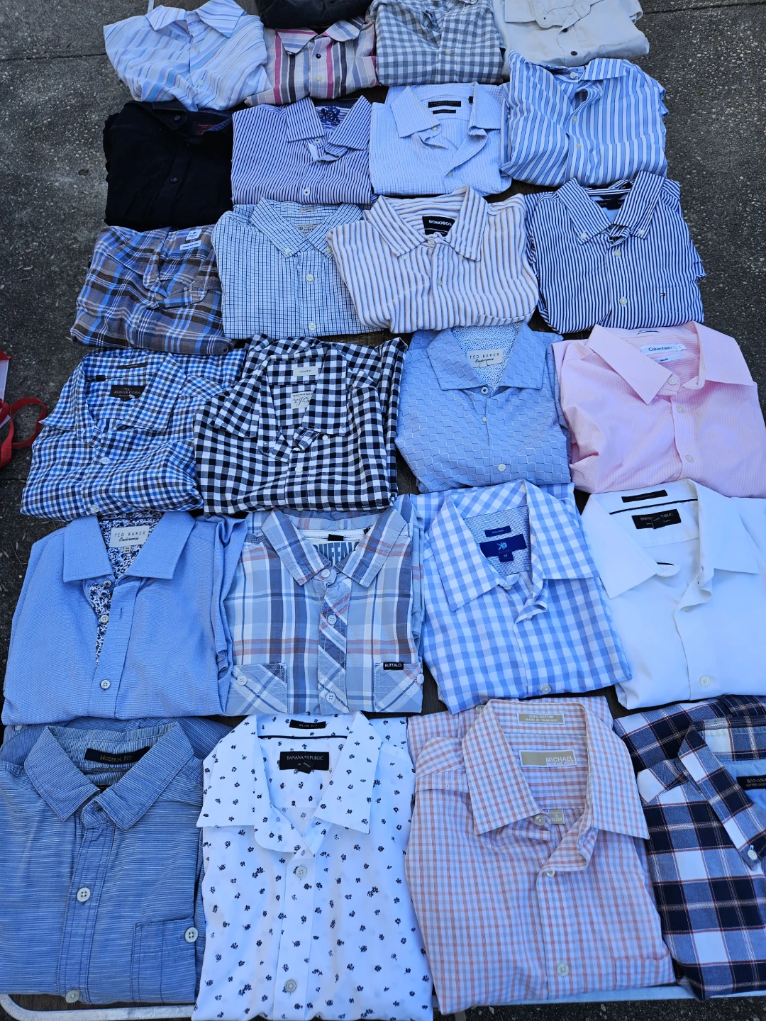 25 used brand name shirts. Medium - photo 2