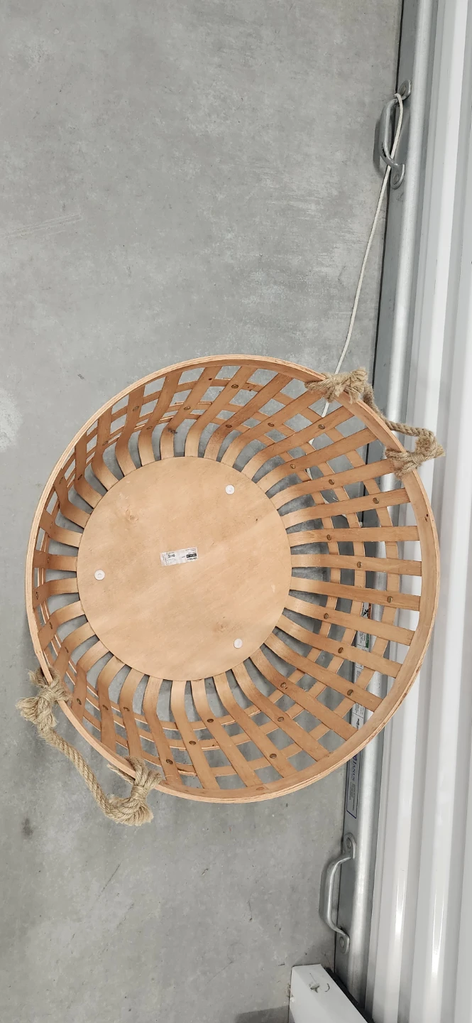 Ikea bamboo basket 19.5*11"D*H - photo 3