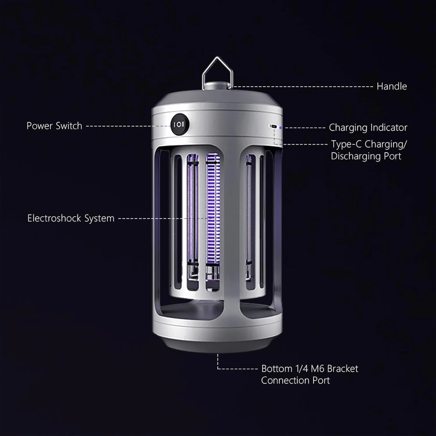 Bug Zapper & LED Light Combo - photo 5