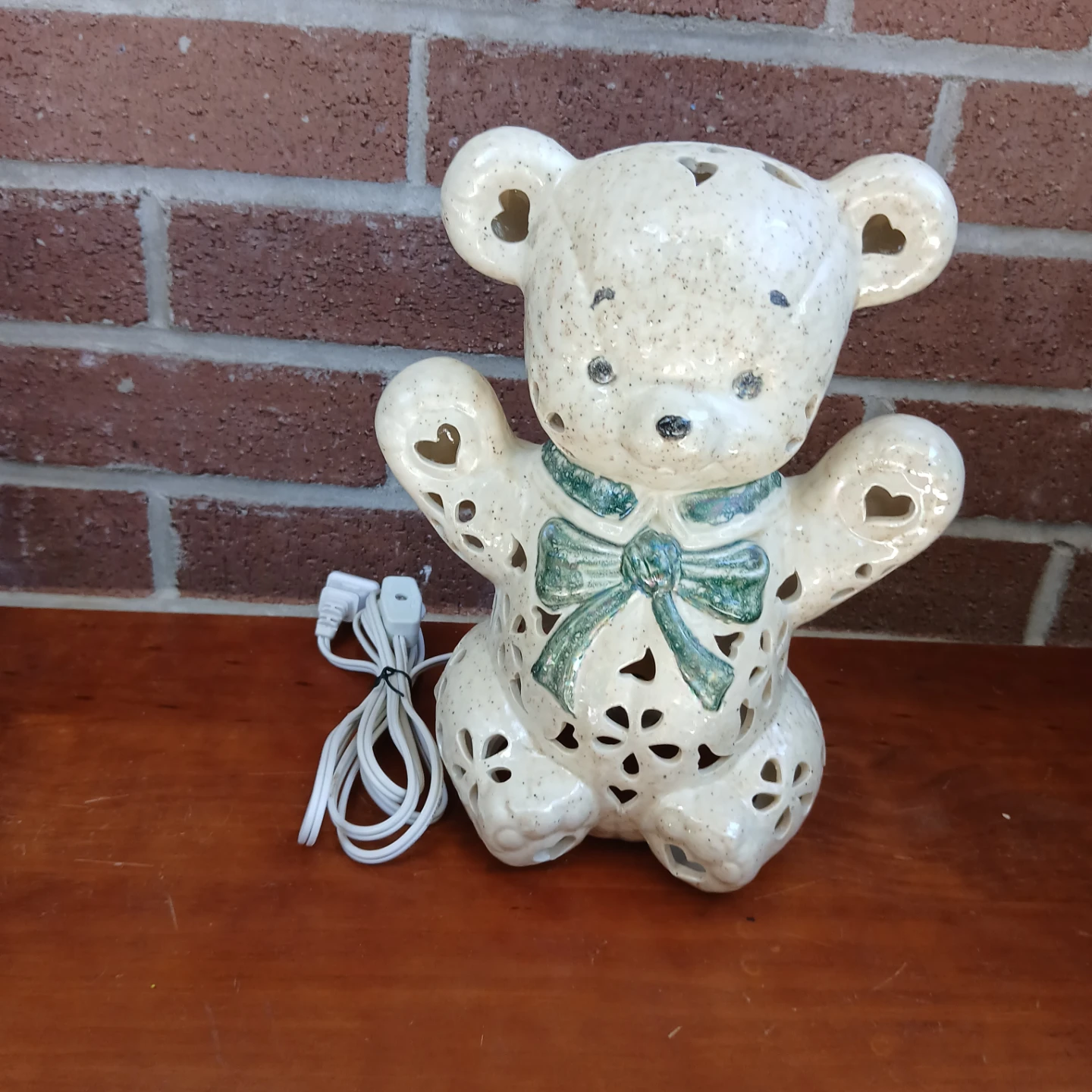Ceramic Teddy Bear Lamp