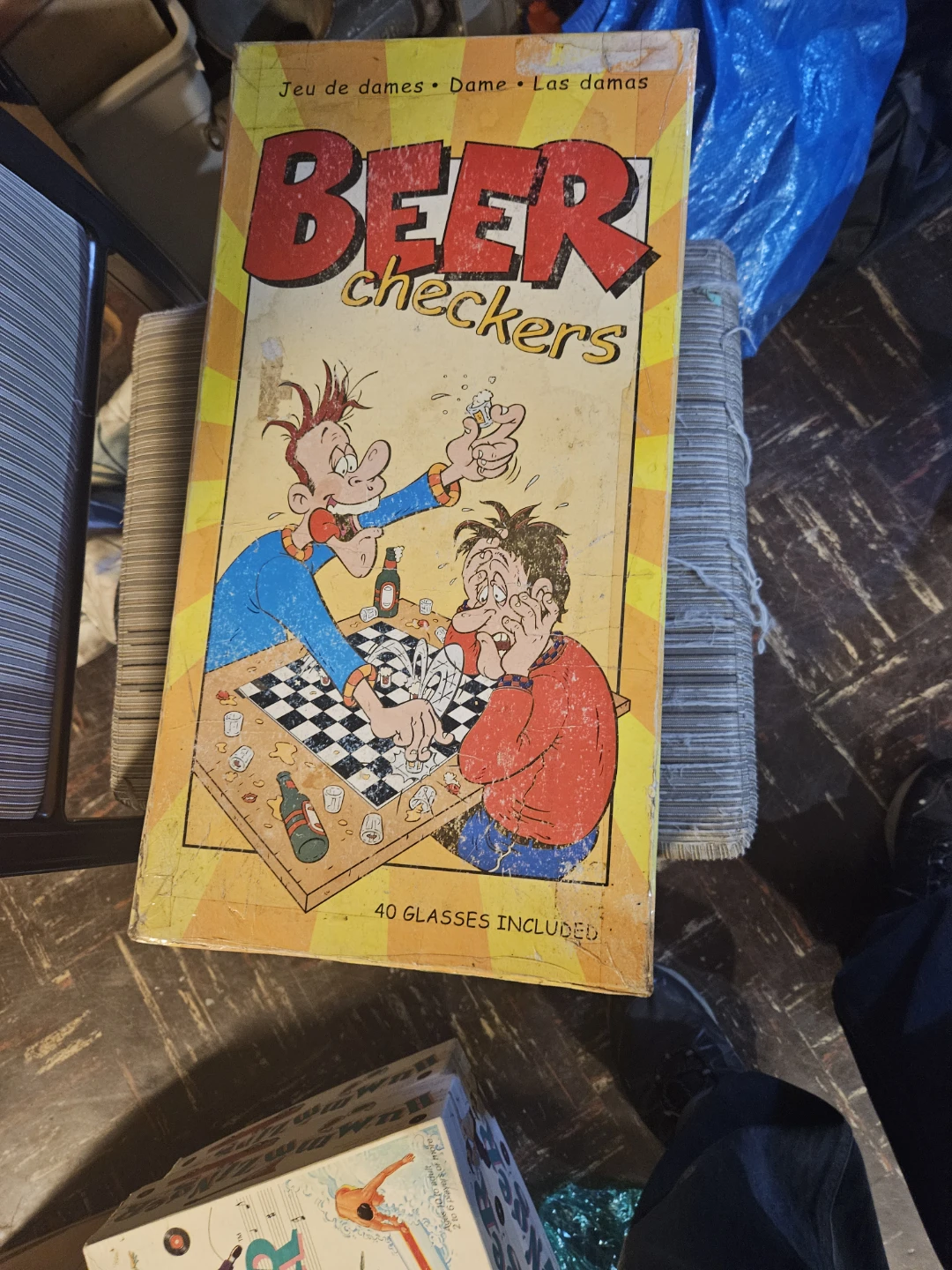 Beer Checkers Game with 40 Glasses - photo 2