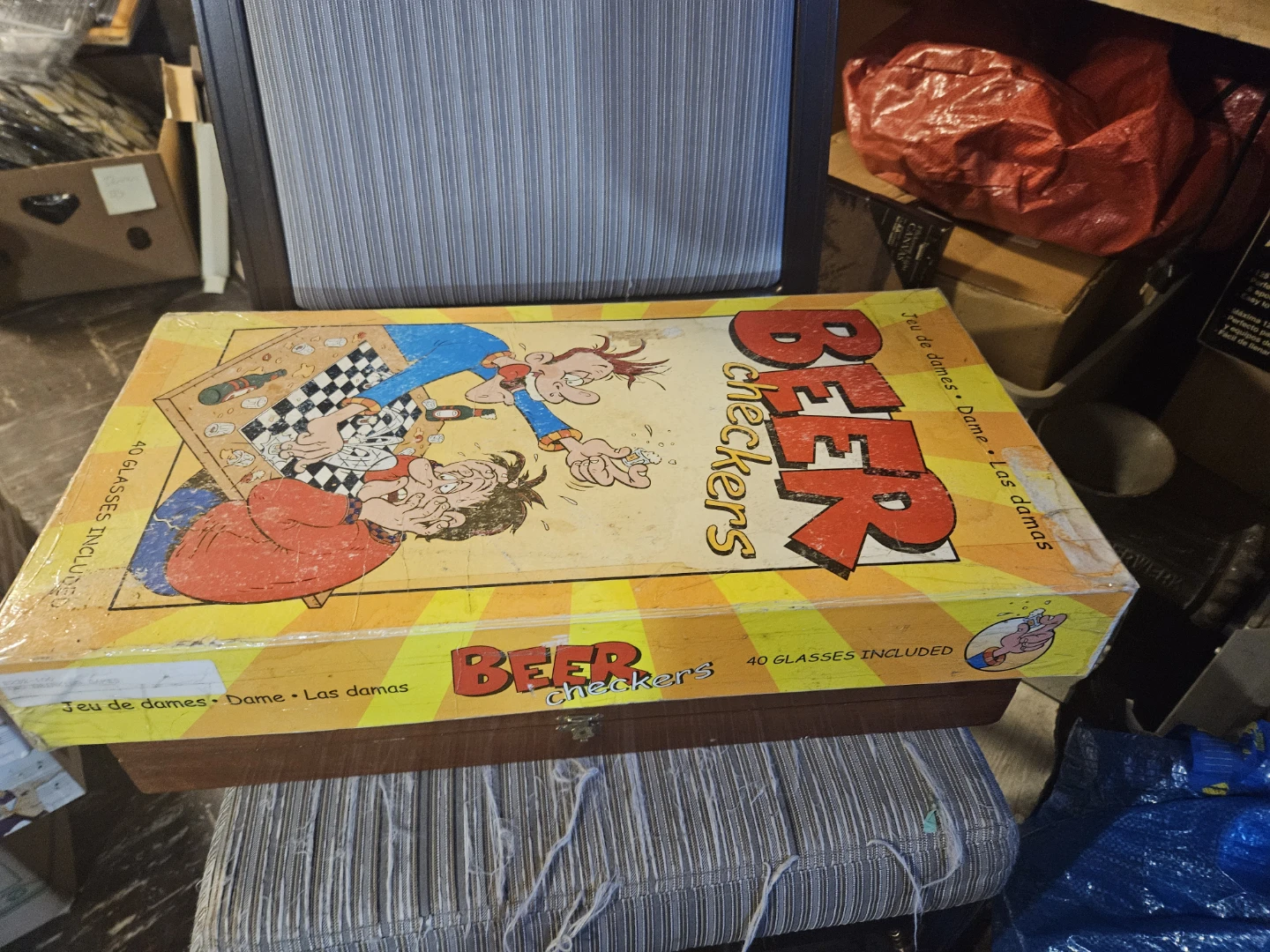 Beer Checkers Game with 40 Glasses - photo 3