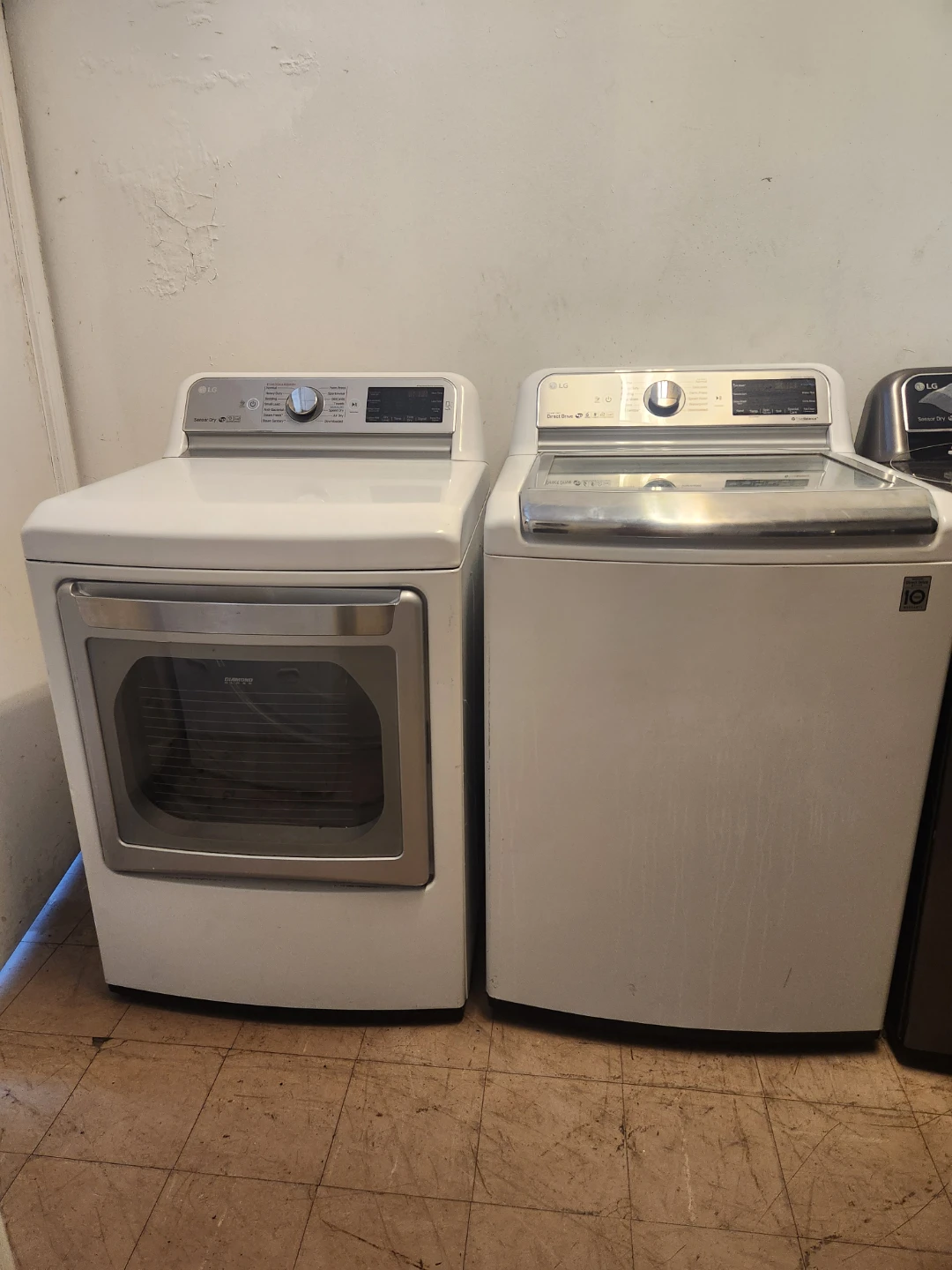 LG Direct Drive Washing Machine and dryer